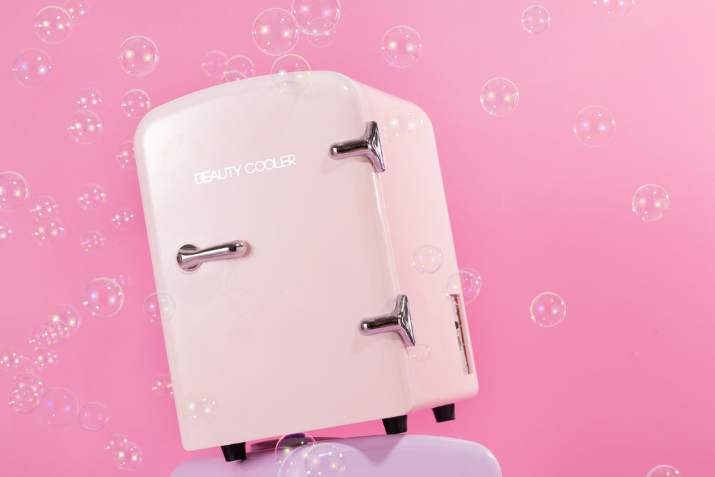 Blush Pink Beauty Cooler Skincare Fridge