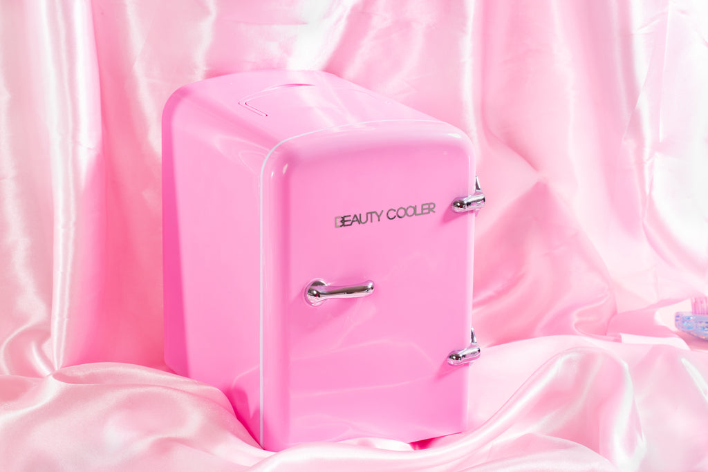 Hot Pink Beauty Cooler Skincare Fridge